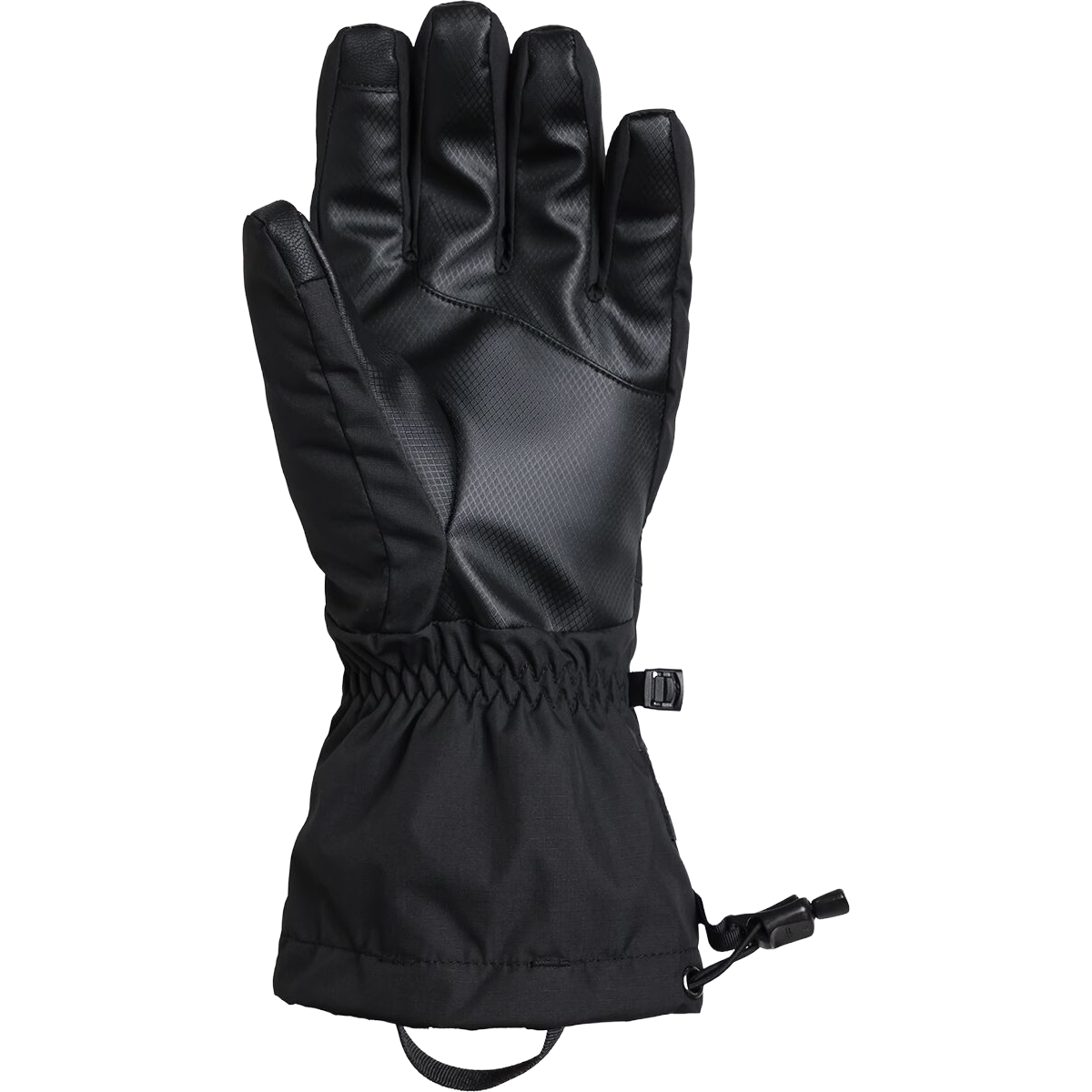 Oregon Research Women's Adrenaline Glove in Black left hand palm side up