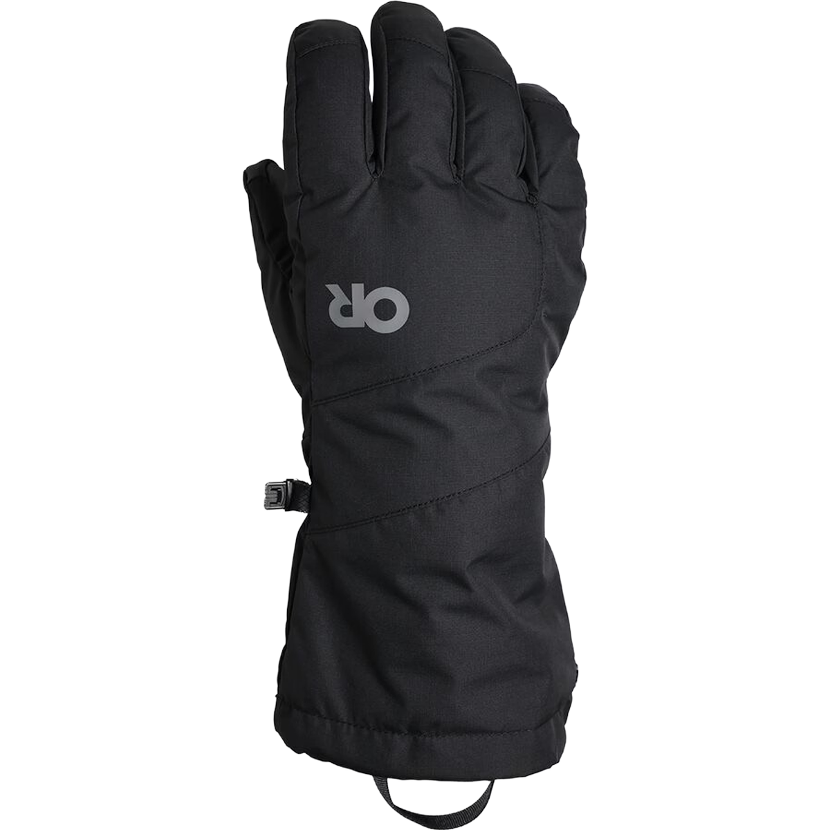 Oregon Research Women's Adrenaline Glove in Black right hand top view