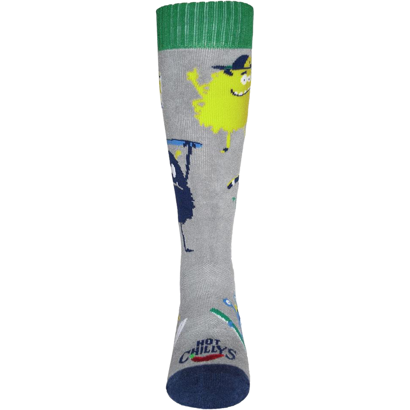 Youth Doods Mid Volume Sock, Hot Chillys Youth Doods Mid Volume Sock front view