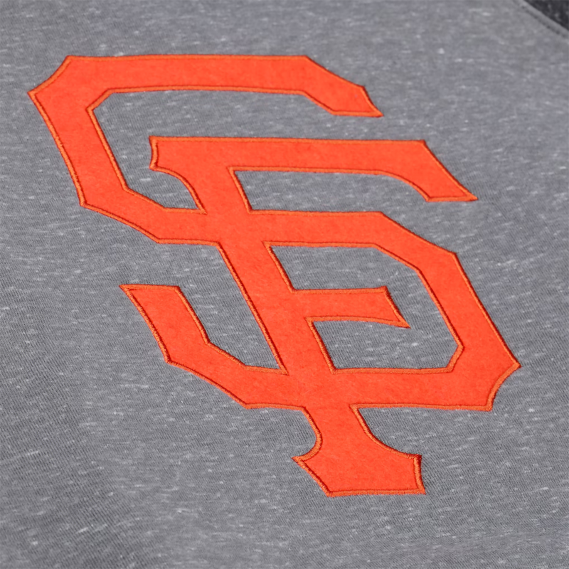 Giants Winning Streak Fleece Hoodie, Mitchell & Ness Giants Winning Streak Fleece Hoodie in Black logo
