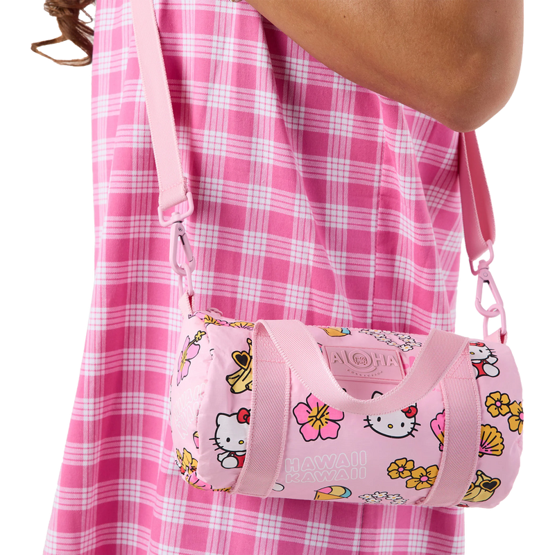 Hawaii Kawaii Icons Mini Mini Duffel, ALOHA Collection Hawaii Kawaii Icons Mini Mini Duffel Shoulder Strap