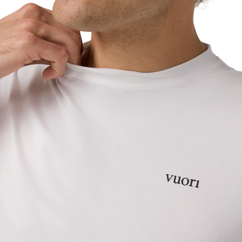 Men's Viewpoint Perform Tee Short Sleeve 2.0, Vuori Men's Viewpoint Perform Tee Short Sleeve 2.0 Collar
