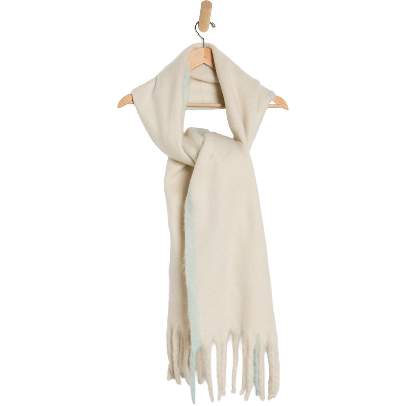 Women's Winter Chill Blanket Scarf, Free People Women's Winter Chill Blanket Scarf in 1103-Ivory on hangar