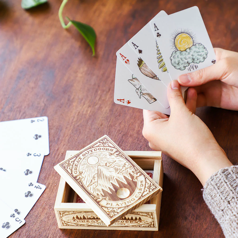 Great Outdoors Playing Cards, Chronicle Books Great Outdoors Playing Cards open