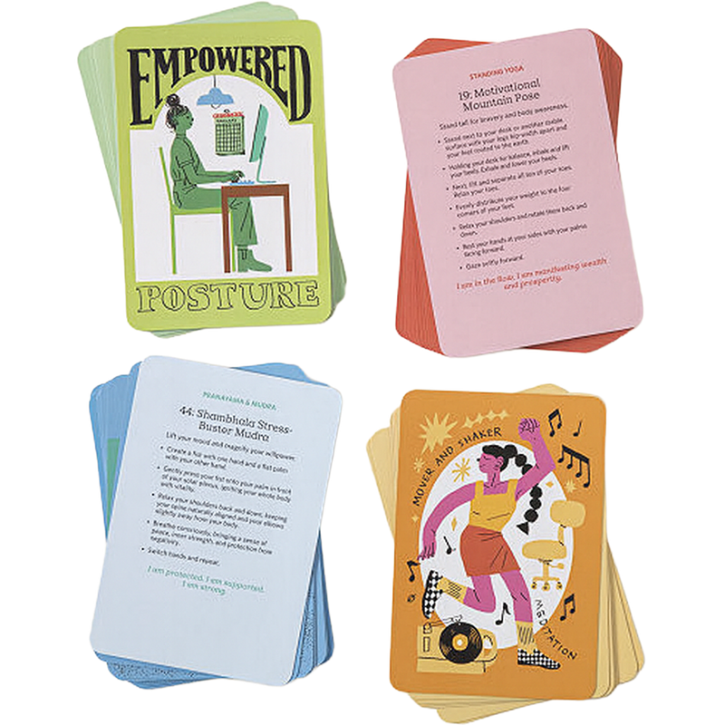 Desk Yoga Deck, Chronicle Books Desk Yoga Deck cards