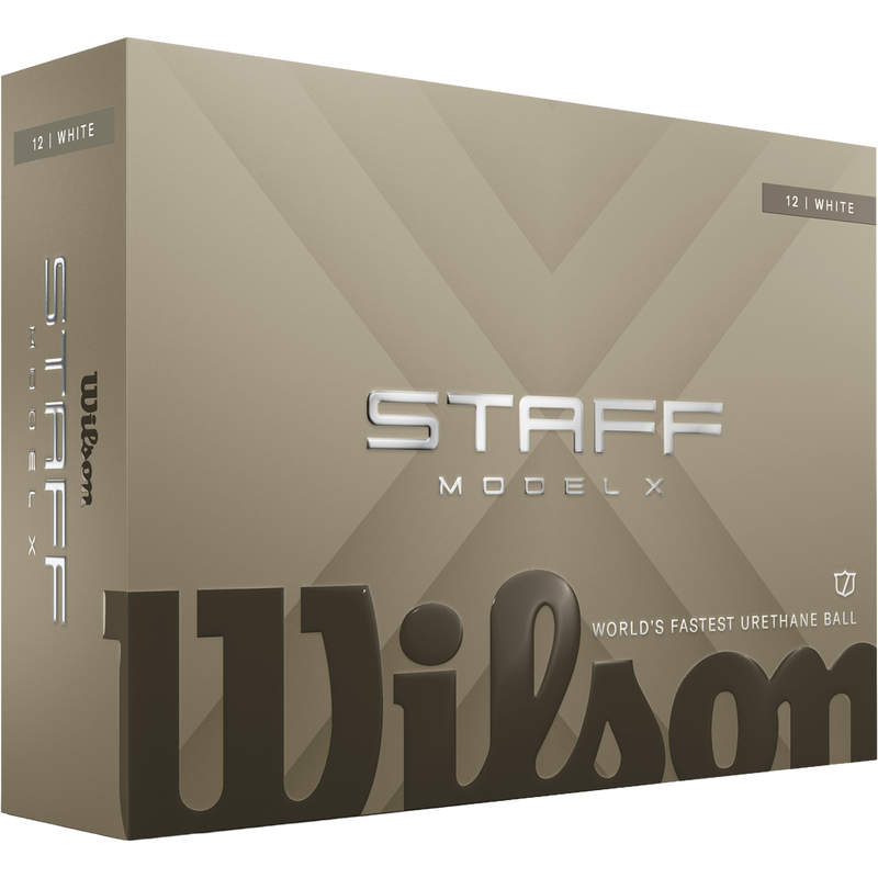 Staff Model X - 2026, Wilson Staff Model X in white in packaging