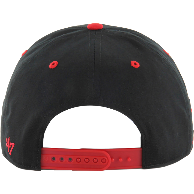 49ers Diamond Cut 47 Hitch Relaxed Fit, 47 Brand 49ers Diamond Cut 47 Hitch Relaxed Fit in BK Black back