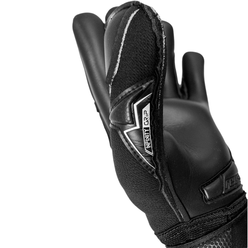 Attrakt Freegel Infinity Finger Support Glove, Reusch Attrakt Freegel Infinity Finger Support Glove in 7700-Black thumb