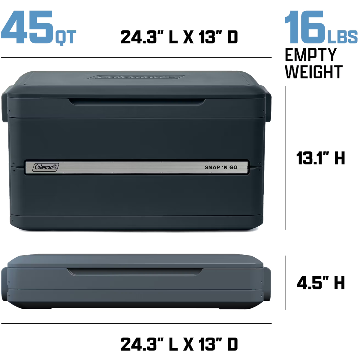 Snap 'N Go 45-Quart Collapsible Hard Cooler alternate view