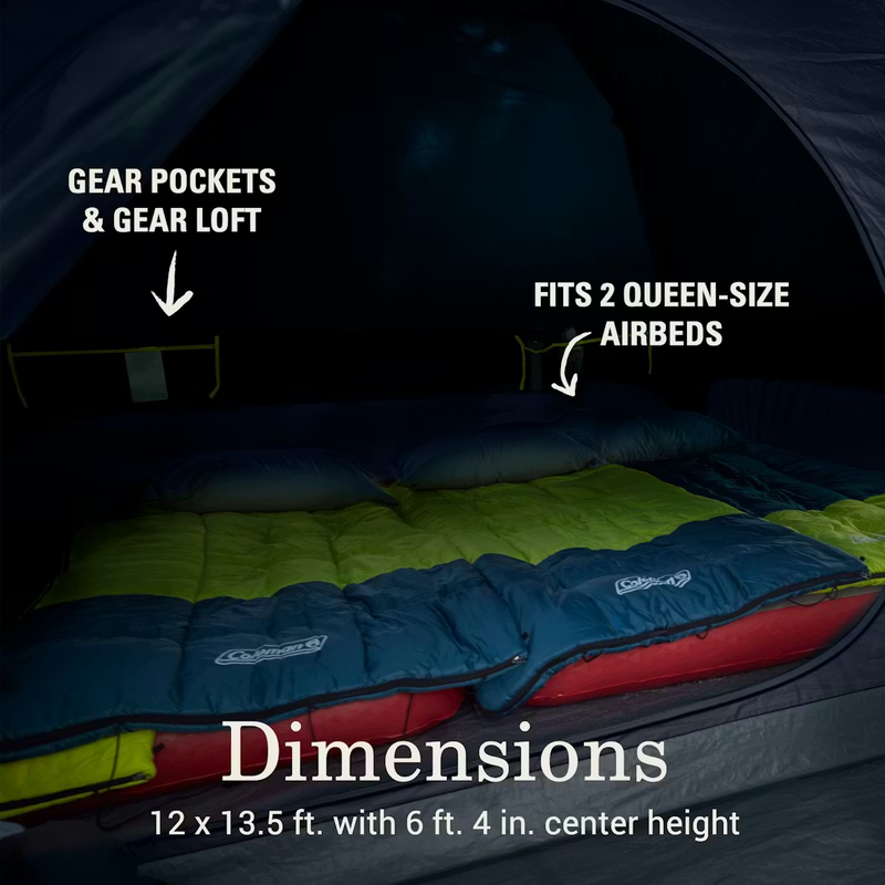 Skydome Tent 8 Person Screen Room Dark Room, Colman Skydome Tent 8 Person Screen Room Dark Room dimensions
