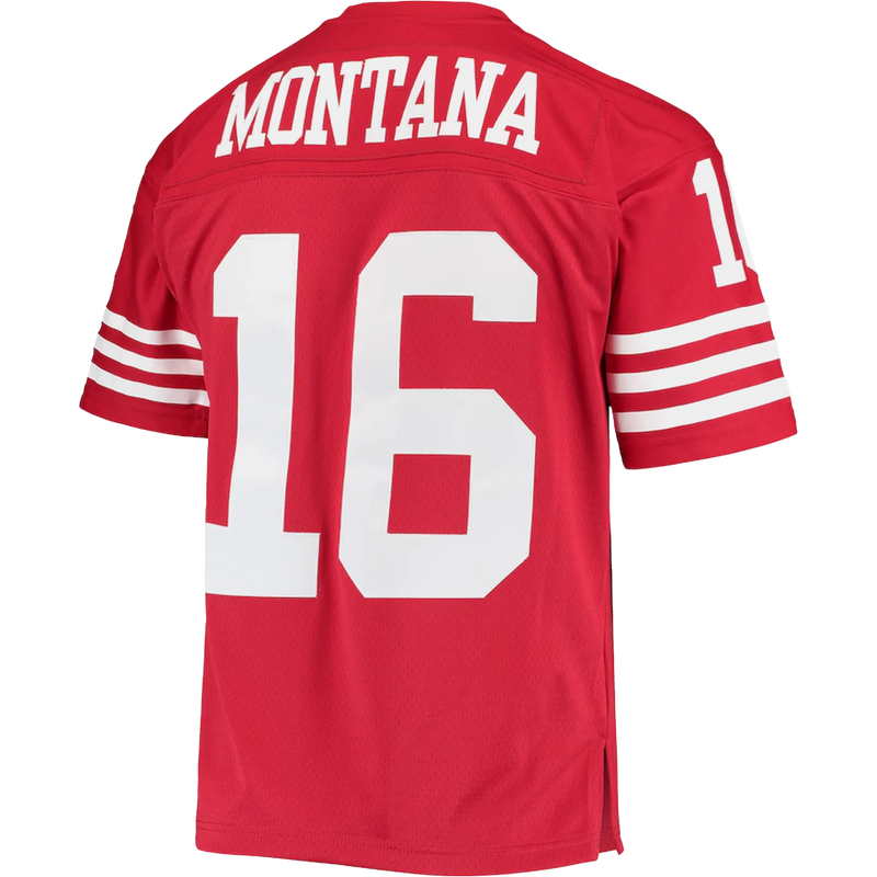 NFL Legacy 49ers 1990 Joe Montana Jersey, Mitchell & Ness NFL Legacy 49ers 1990 Joe Montana Jersey Back