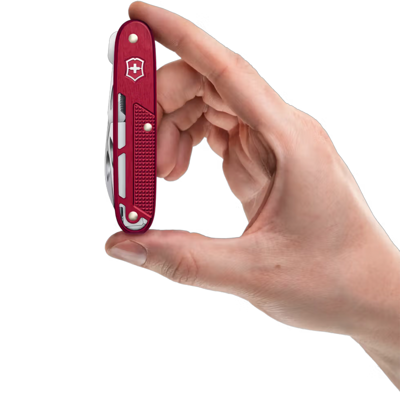 Synergy X Alox, Swiss Army Knives Synergy X Alox in Red with model