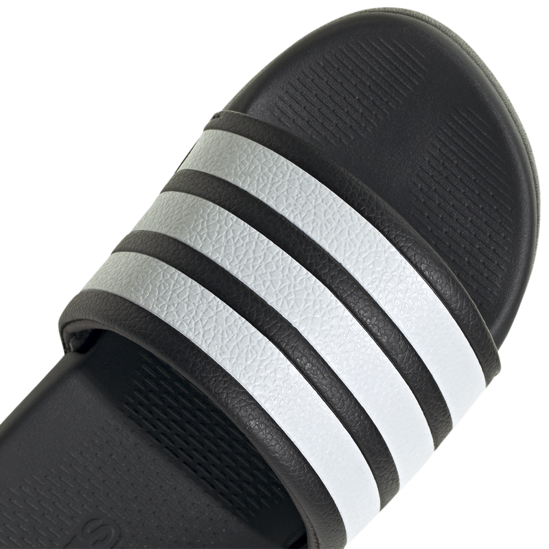 Youth Adilette Comfort 2.0 Slide, Adidas Youth ADILETTE COMFORT 2.0 SLIDES strap detail