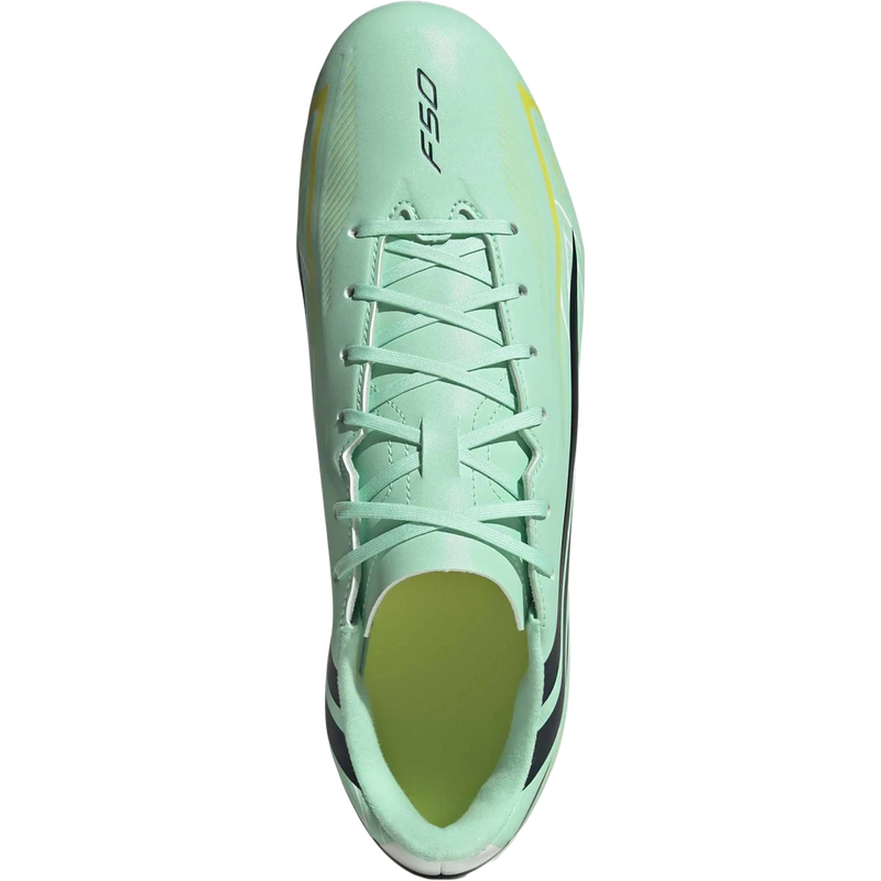 F50 Hyperfast Club FG/MG, Adidas F50 Hyperfast Club FG/MG in Pulse Mint/Night Navy/Solar Lemon top