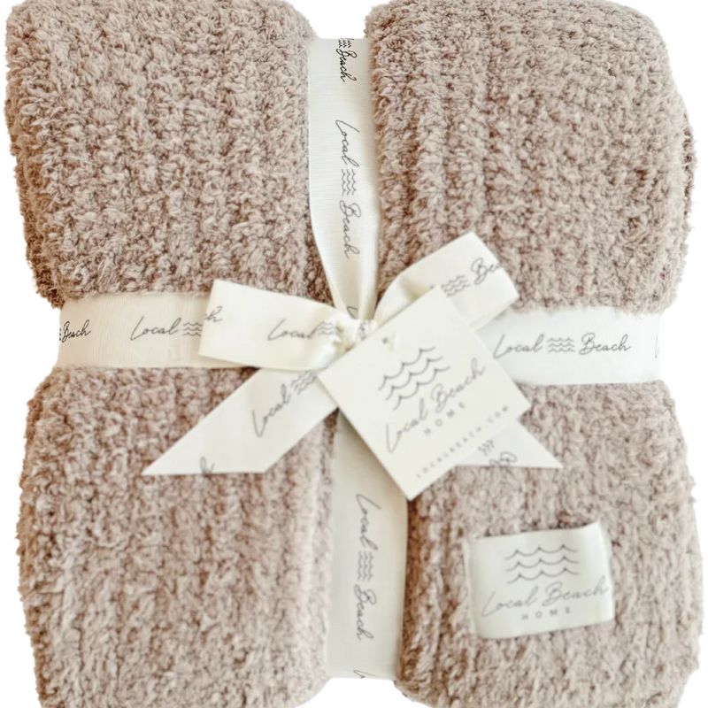 Solid Ribbed Luxe Home Blanket, Featured Image