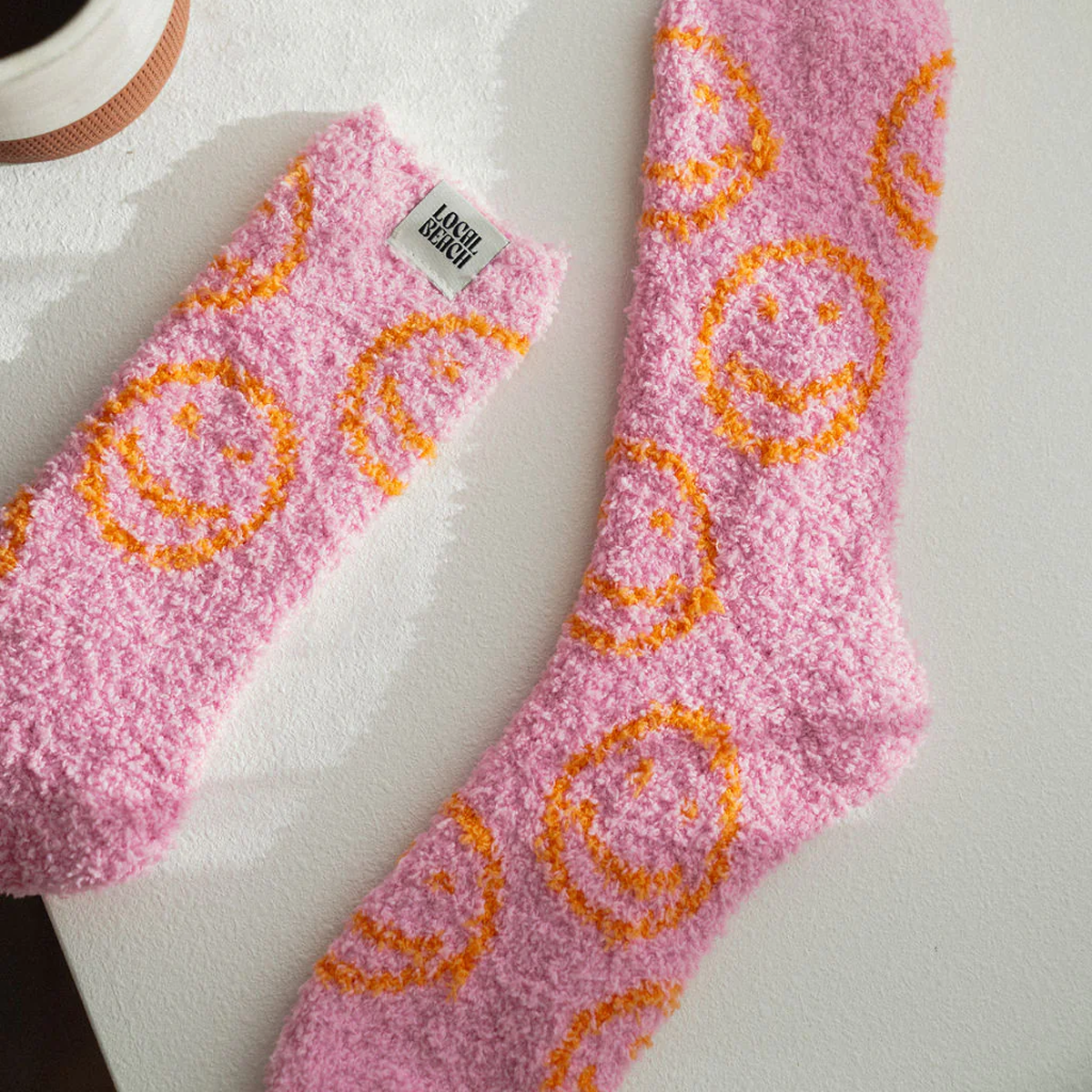 Smiley Local Beach Cozy Socks alternate view