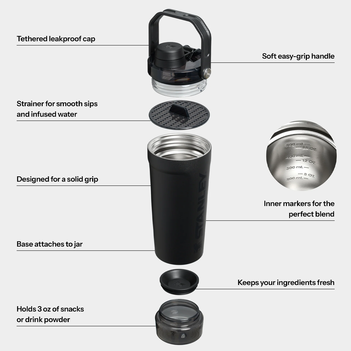 Activate 20 oz Shaker Bottle alternate view