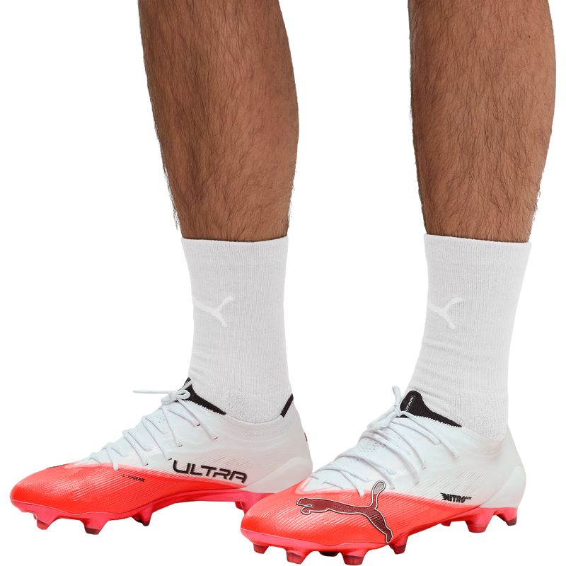 Ultra Nitro 7 Ultimate FG, Puma Ultra Nitro 7 Ultimate FG in 01-Ultra Red/Puma Black/Puma White on model
