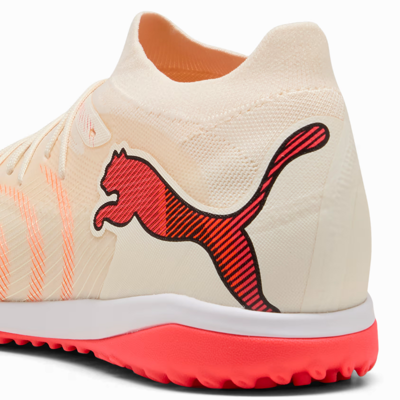 Future 9 Match TT, Puma Future 9 Match TT in 01-Sugared Almond/White/Ultra Red/Black heel