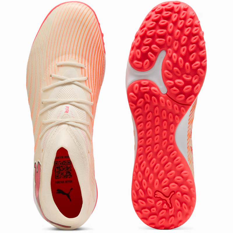 Future 9 Match TT, Puma Future 9 Match TT in 01-Sugared Almond/White/Ultra Red/Black pair top and bottom
