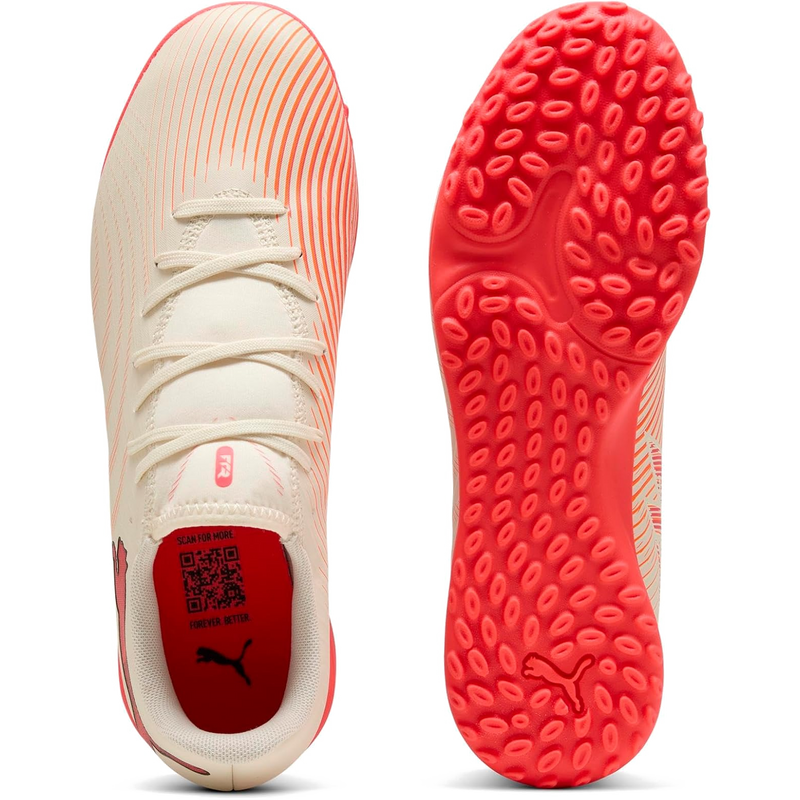 Future 9 Play TT, Puma Future 9 Play TT in 01-Sugared Almond/White/Ultra Red/Black top and bottom