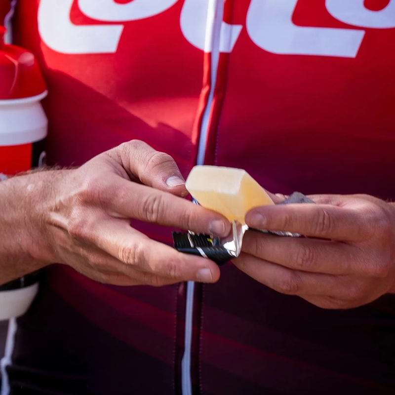 PF 60 Chew Bar, Precision Fuel and Hydration PF 60 Chew Bar  in hand