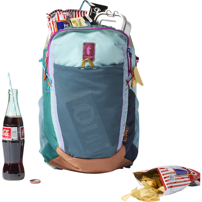Elqui 18L Daypack, Cotopaxi Elqui 18L Daypack with snacks
