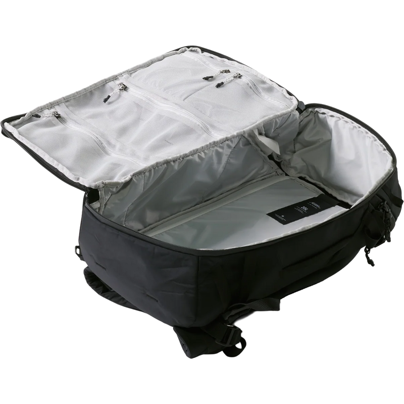 GlobeRider 35 Travel Pack, Matador GlobeRider 35 Travel Pack in Black upzipped