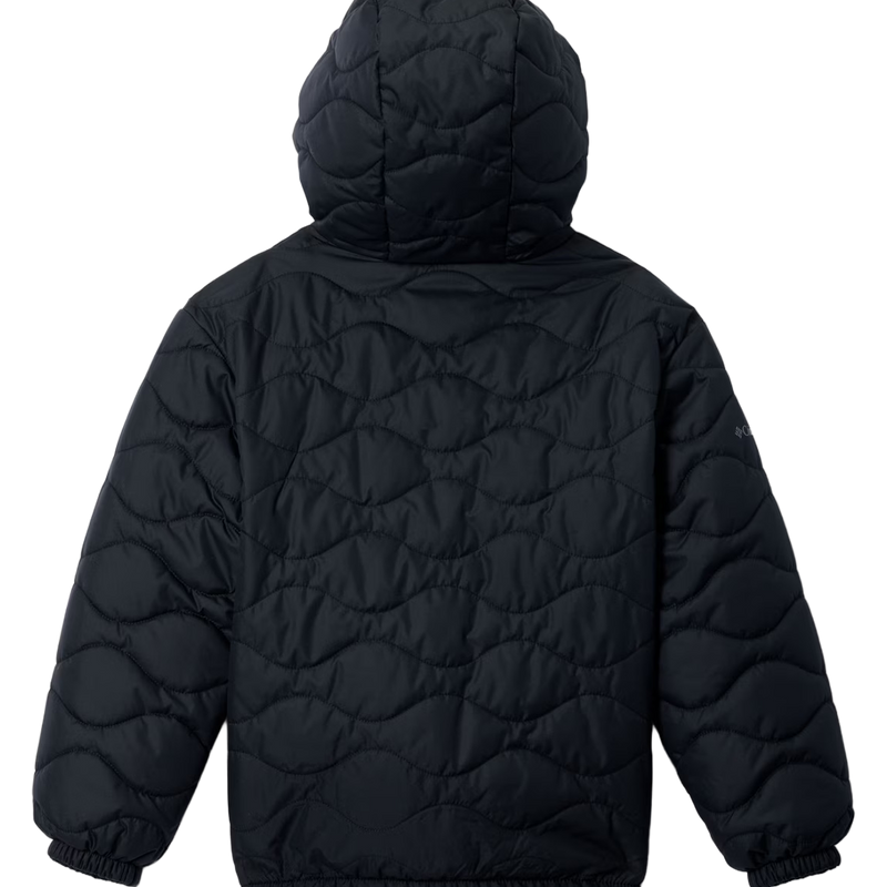 Youth Bella Plush III Jacket, Columbia Youth Bella Plush III Jacket in Black back view