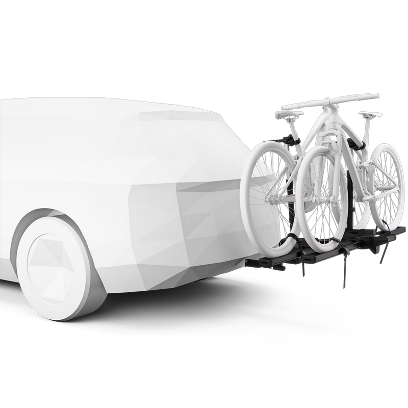 Vero 2 Bike Hitch Rack, Thule Vero 2 Bike Hitch Rack demo on car