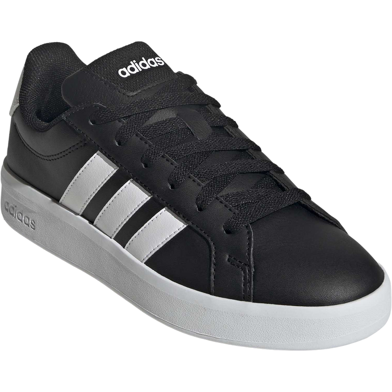 Youth Grand Court 3.0, Adidas Youth Grand Court 3.0 in Black White angled lateral view
