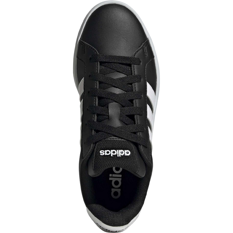 Youth Grand Court 3.0, Adidas Youth Grand Court 3.0 in Black White top view