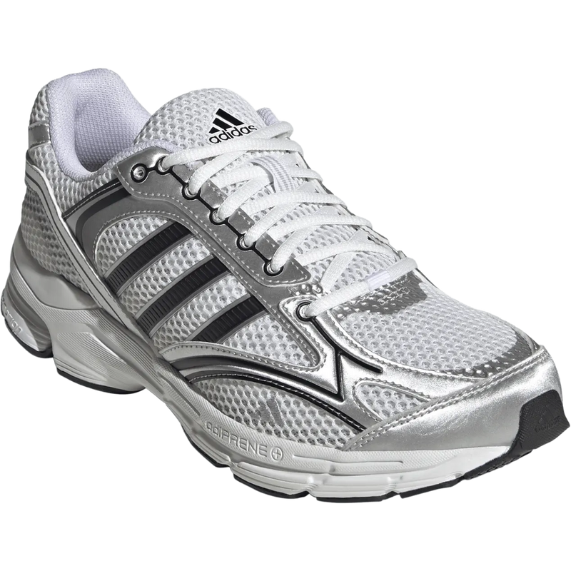 Men's Spiritain 2000, Adidas Men's Spiritain 2000 in footwear white silver metallic angled view
