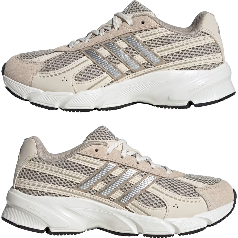 Women's Technochaos 2000, Women's Technochaos 2000 in Wonder Beige Silver Metallic side by side lateral view