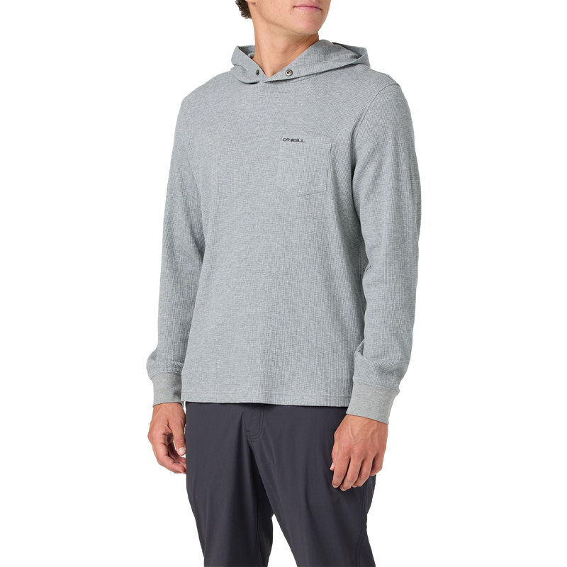 Men's Overland Hooded Thermal, O'Neill Men's Overland Hooded Thermal 3/4 Front