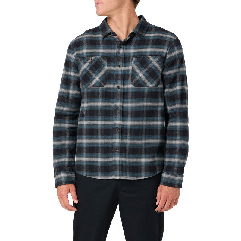 Men's Coastline Flannel, O'Neill Men's Coastline Flannel Front
