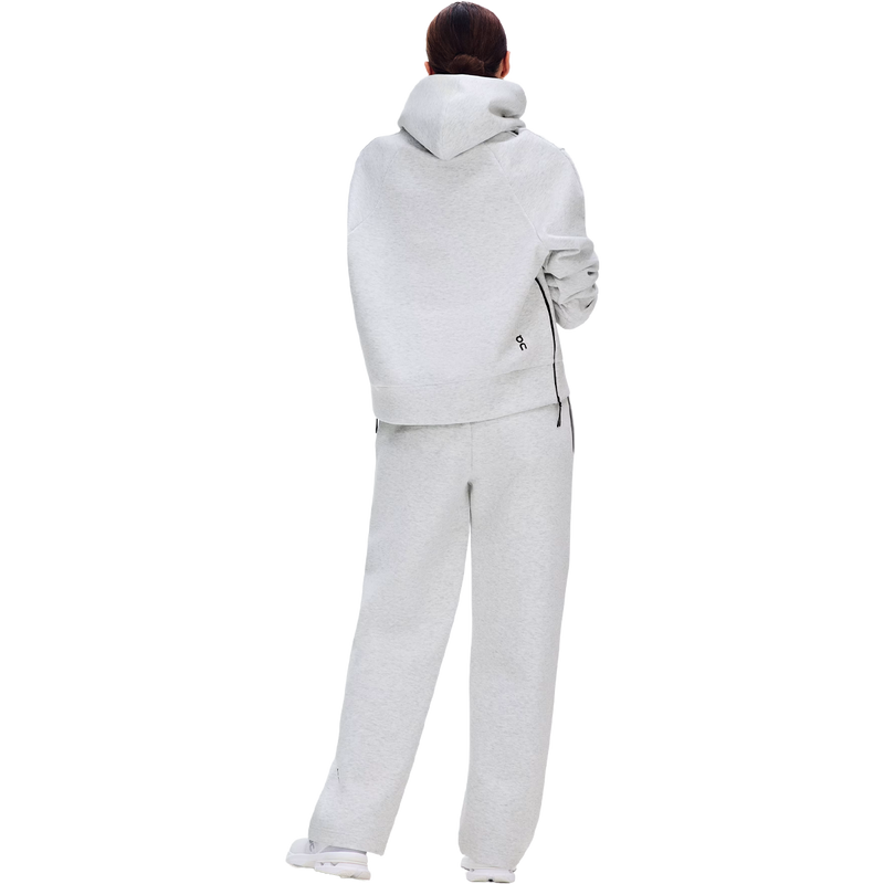 Women's Focus Tech Hoodie, On Women's Focus Tech Hoodie  in Crater full back view