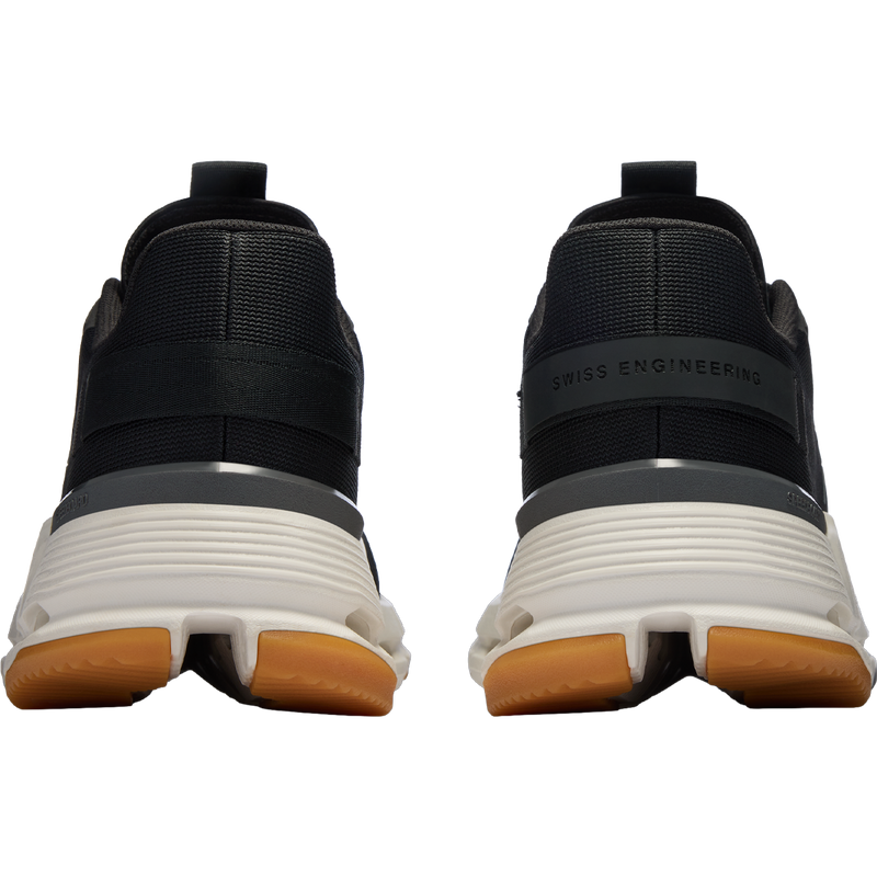 Men's Cloudnova Form 2, On Cloudnova Form 2 in Black Ivory back view