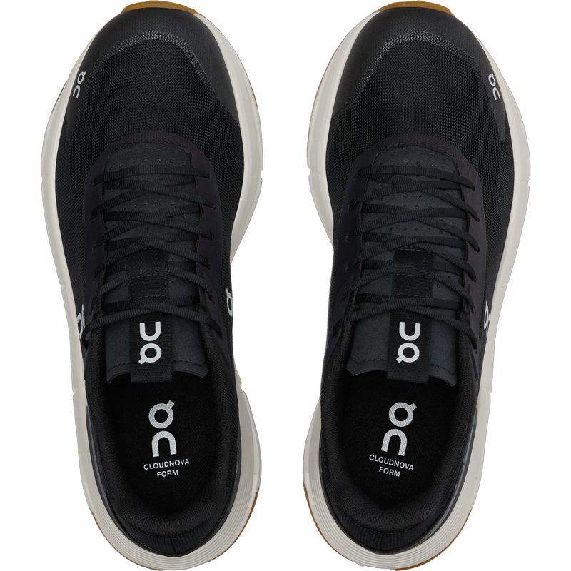 Men's Cloudnova Form 2, On Cloudnova Form 2 in Black Ivory top view