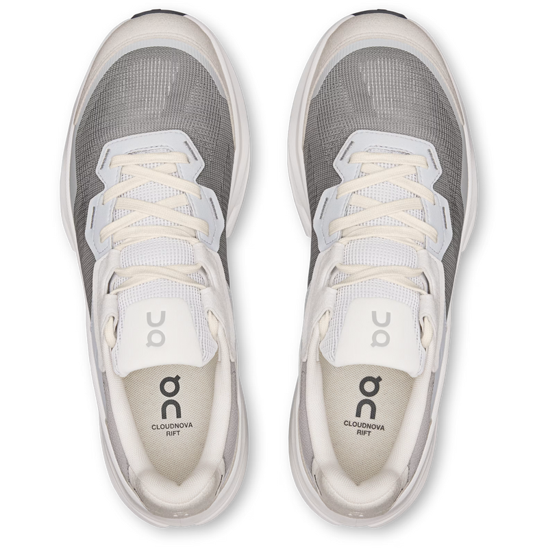 Men's Cloudnova Rift, On Men's Cloudnova Rift in Alloy Glacier top view