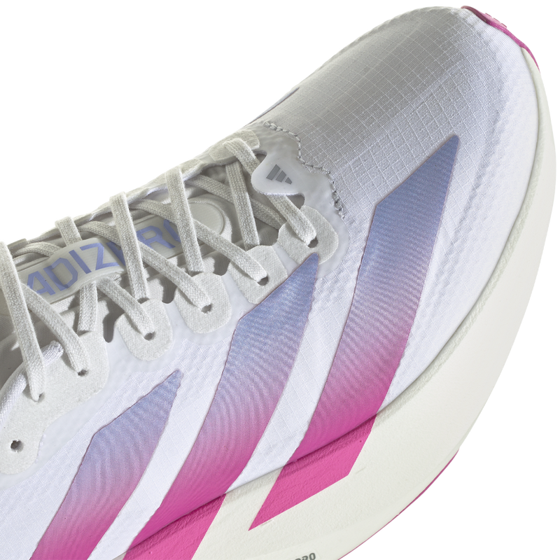 Women's Adizero Evo Woven, Adidas Women's Adizero Evo Woven toe detail