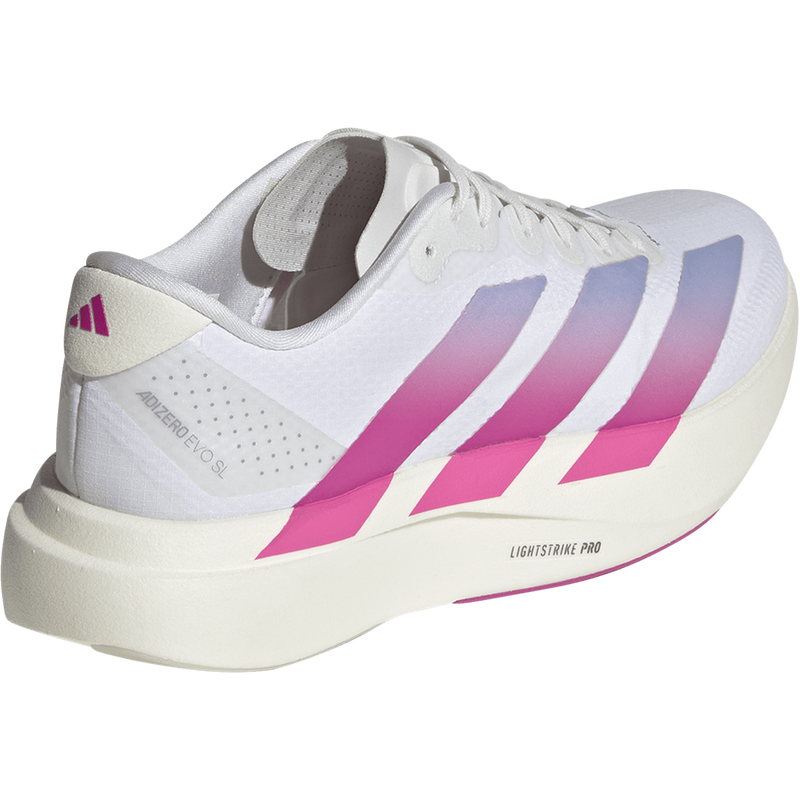 Women's Adizero Evo Woven, Adidas Women's Adizero Evo Woven 3/4 heel