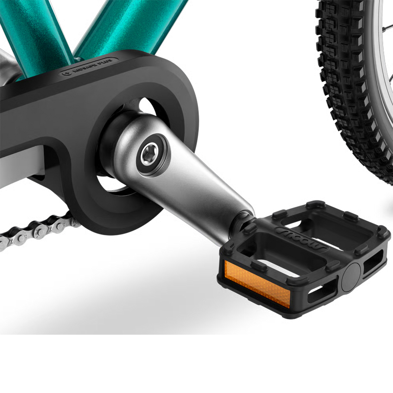 woom GO 3, Woom GO 3 in Metallic Turquoise right crank