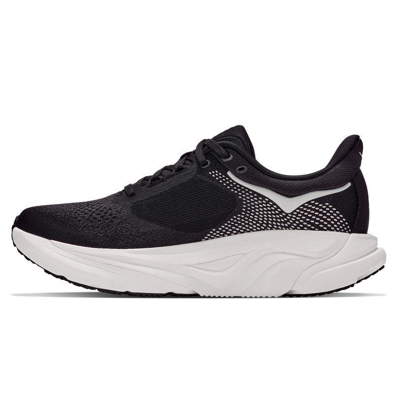 Men's Arahi 9, Hoka Arahi 9 in BWHT-Black/White inside profile