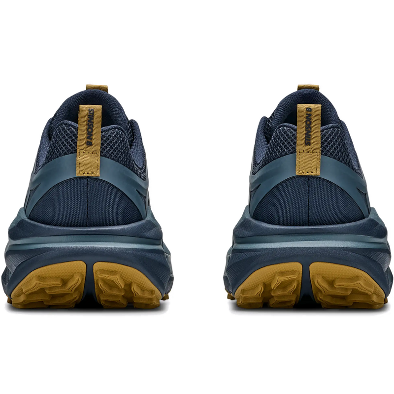 Men's Stinson 8, Hoka Men's Stinson 8 in VFD-Varsity Navy/Faded Navy pair rear