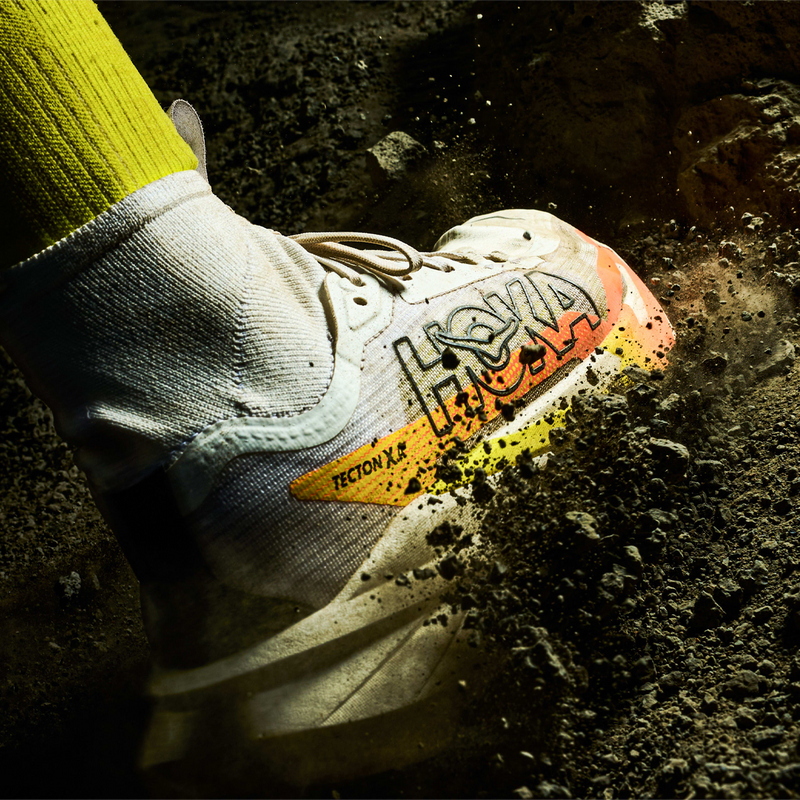 Men's Tecton X 4, Hoka Men's Tecton X 4 lifestyle dirt