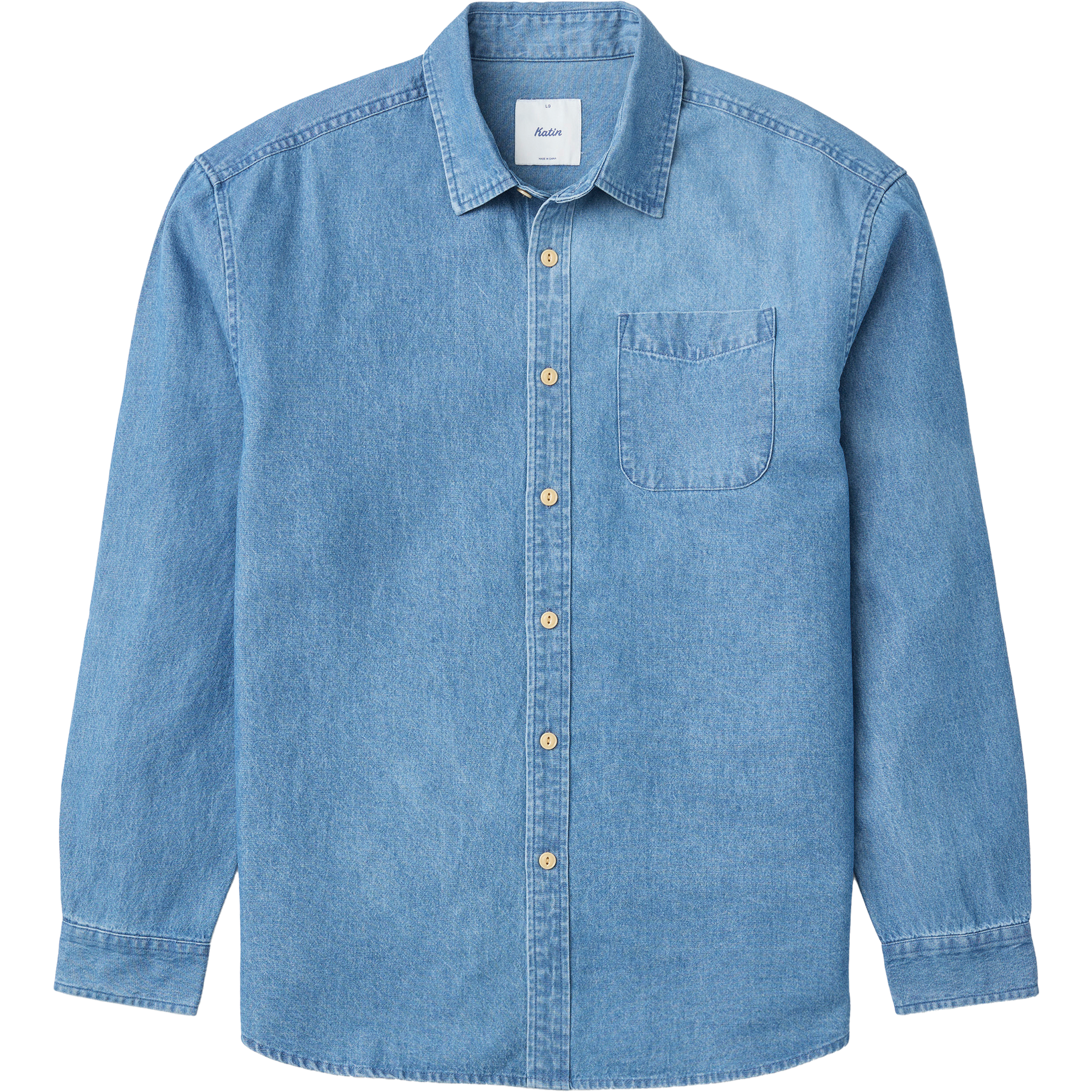 Men's Henry Denim Shirt alternate view