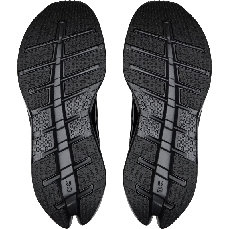 Men's Cloudrunner 3, On Men's Cloudrunner 3 in Black/Black pair bottom