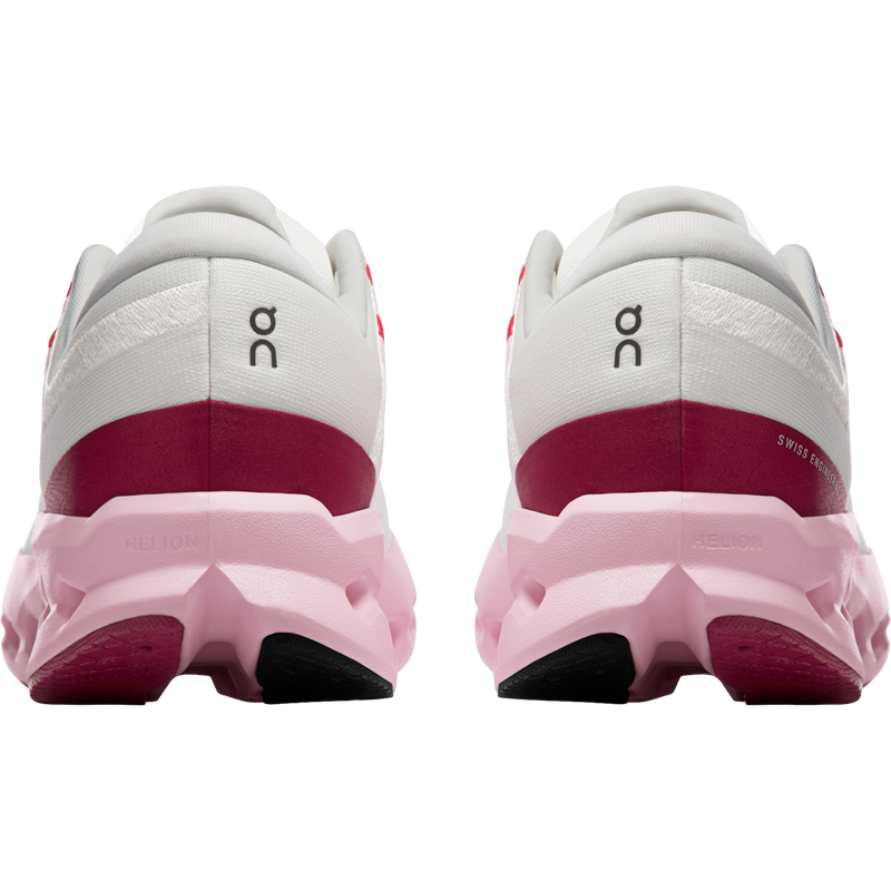 Women's Cloudsurfer 2, On Running Women's Cloudsurfer 2 in Ivory/Peony pair rear