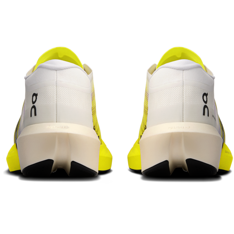 Men's Cloudboom Strike 2, On Men's Cloudboom Strike 2 in White Lime pair back